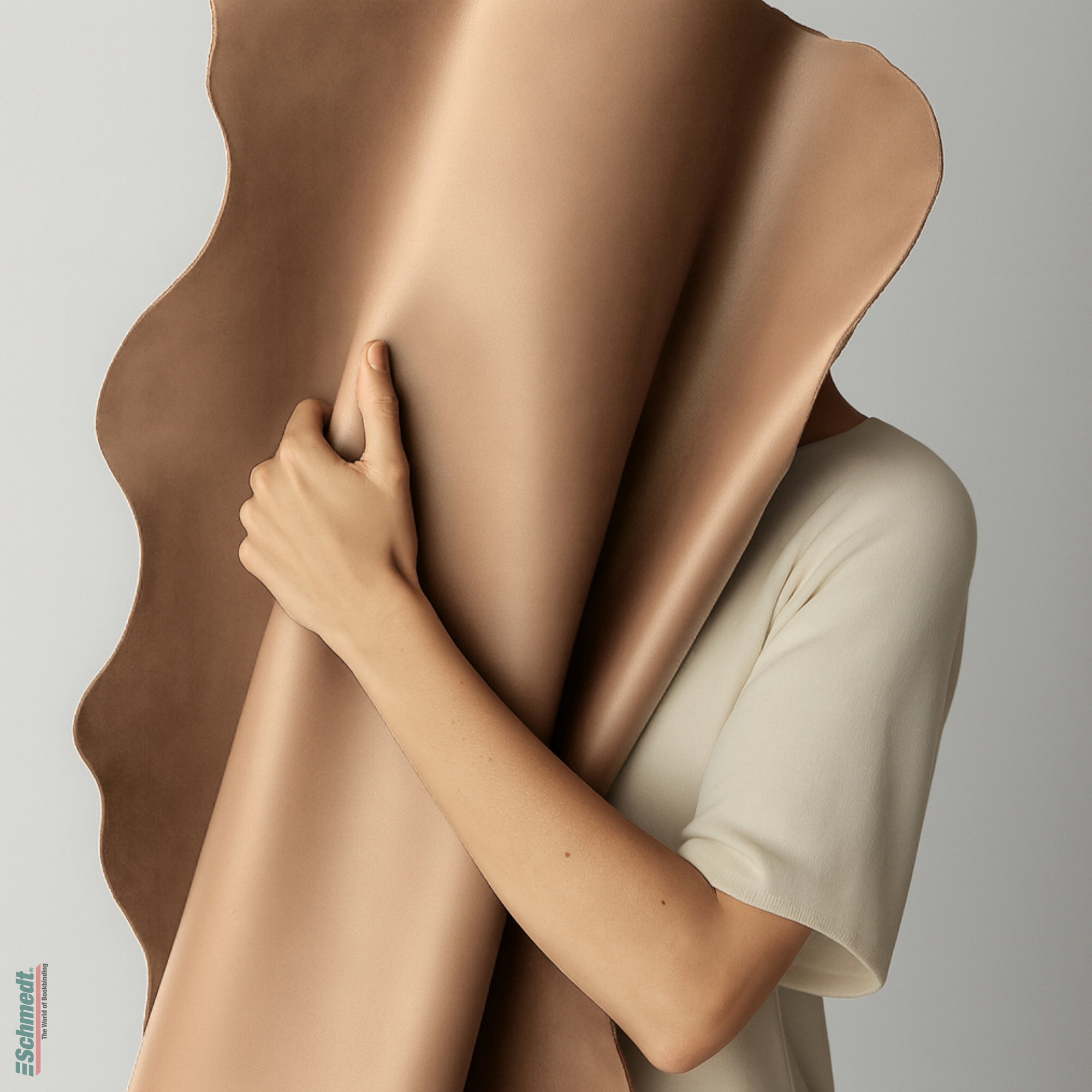 Cuir de veau pour livres - Couleur naturel - pour la fabrication de livres de haute qualité avec couverture de cuir véritable ou bien pour l... - image-2