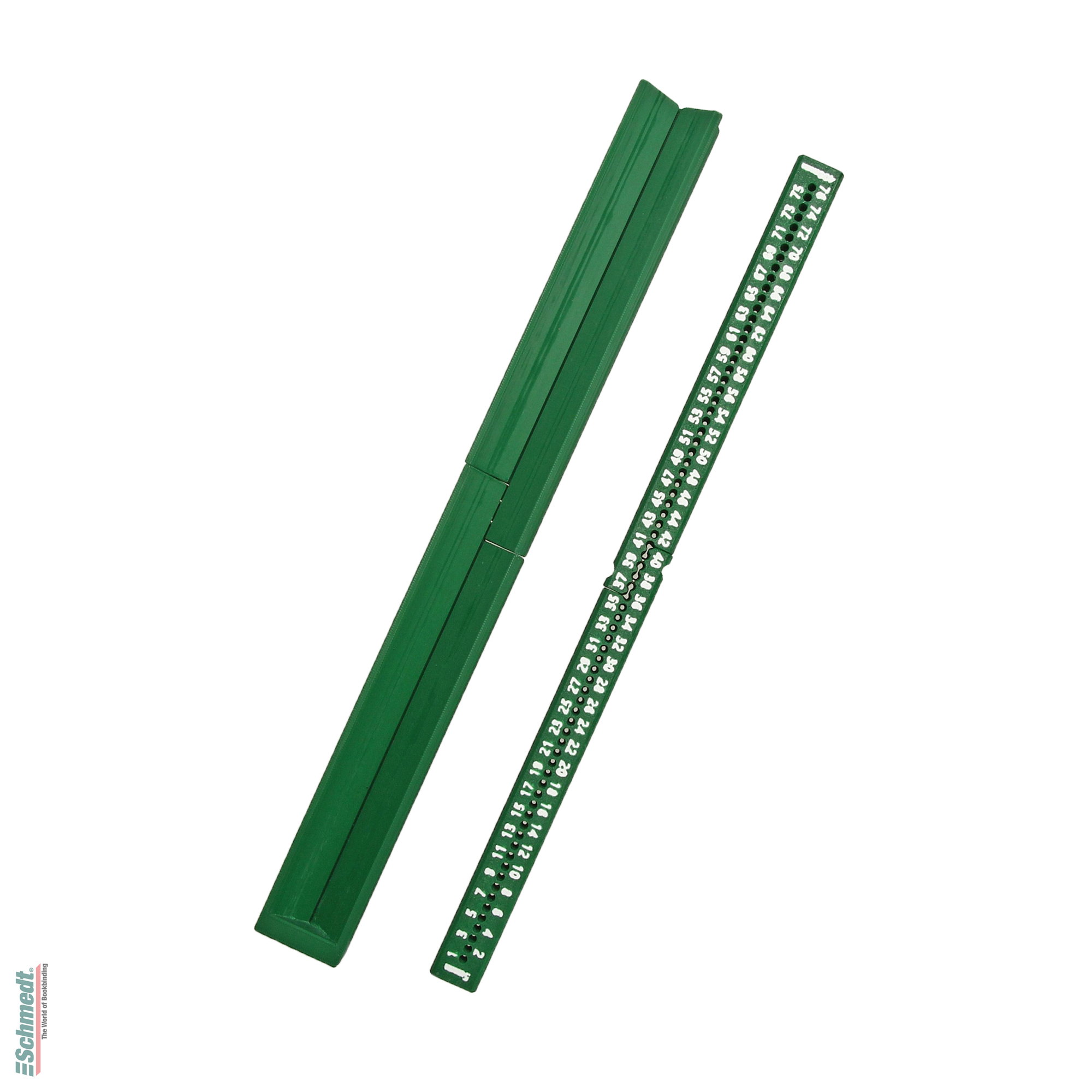 Vorstech-Schiene "Standard" - Länge (in mm) 400 - zum einfachen und gleichmäßigen Vorstechen von Papierlagen vor der Handheftung.... - Bild-2