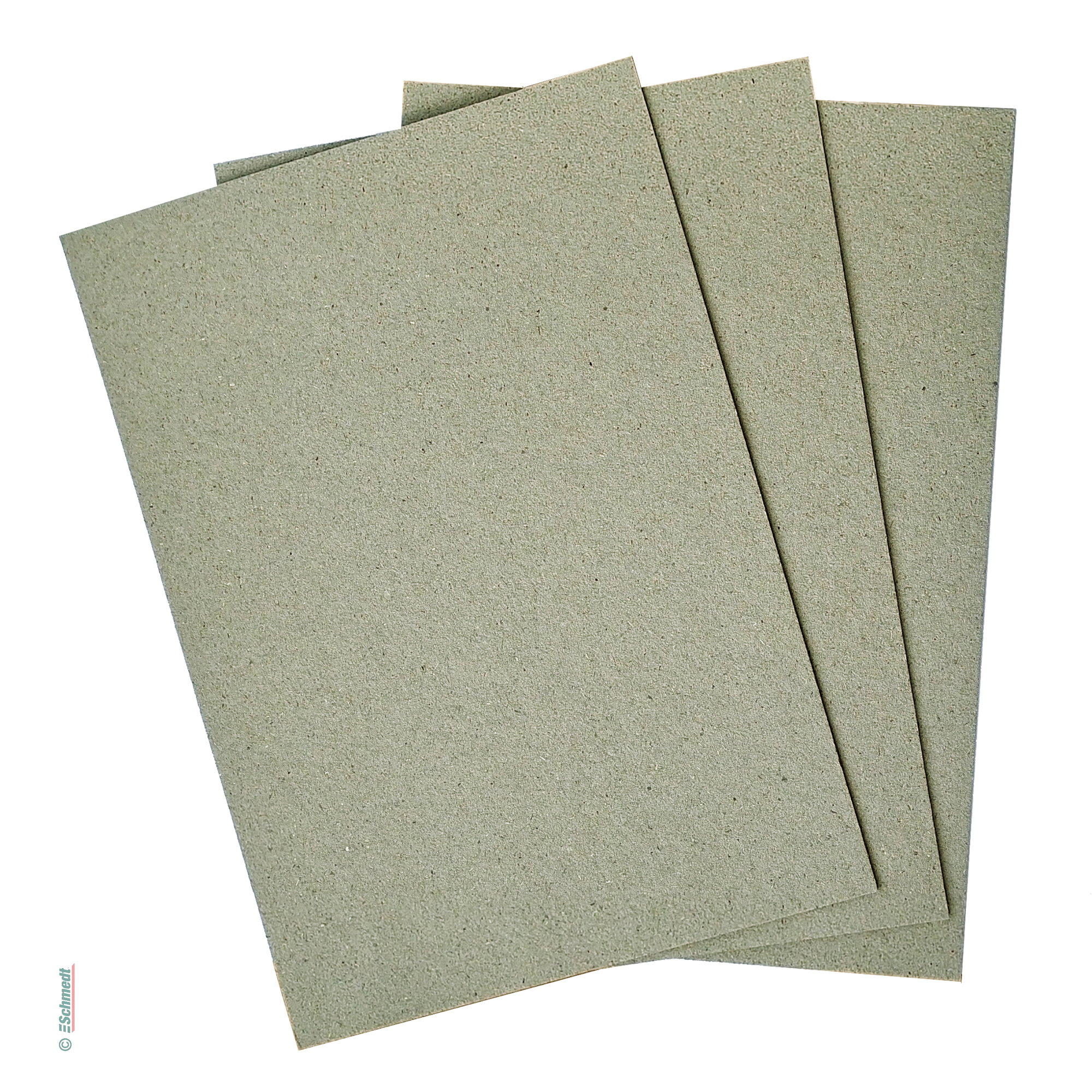Cartón de hierba - ecológico - con un alto contenido de hierba cortada - Grosor: 2,0 mm - para la confección de libros de tapa dura (cartone... - imagen-2