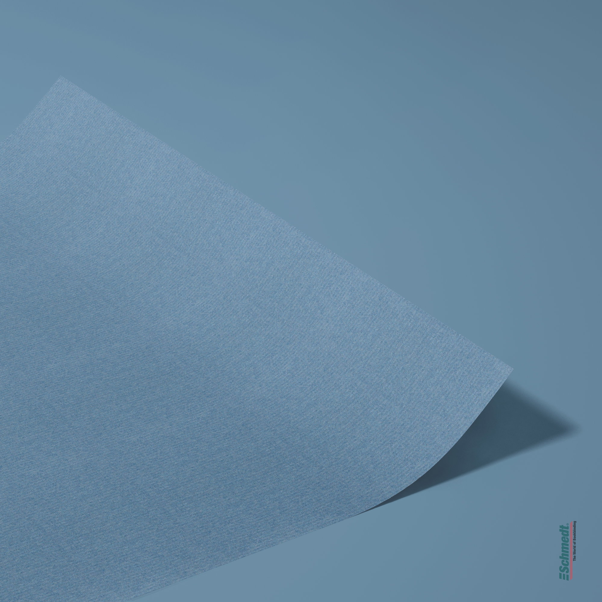 Bugra - deckle-edge paper - Colour 305 - blue - to be used as endpaper or exclusive cover material for books. Also suitable for single- and ... - image-2
