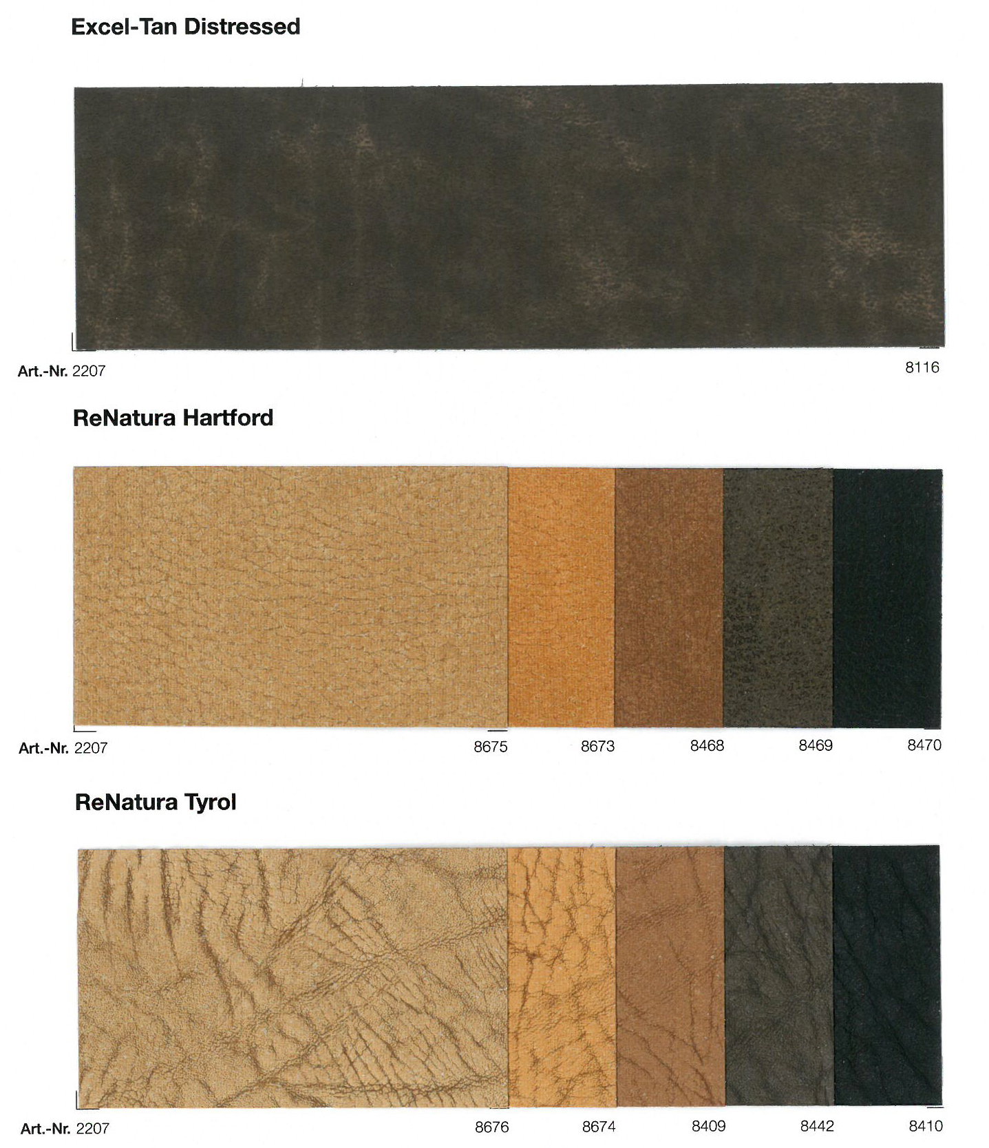 Excel-Tan Distressed - bonded leather - Roll width: approx. 147 cm - cover material for books, folders, files, menus, diaries, gift and luxu... - image-2