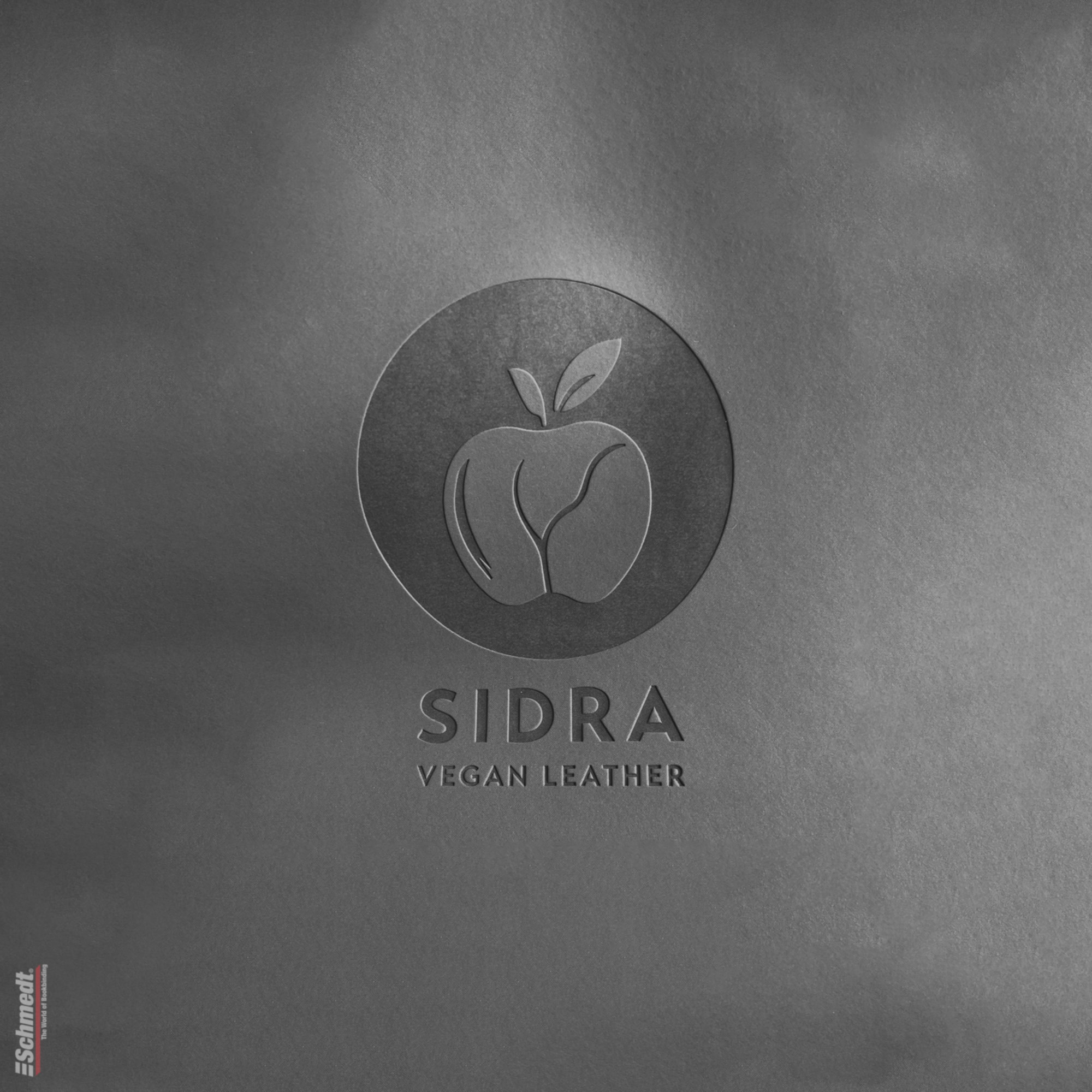 Sidra • cuero de manzana - Color 018 - gris asfáltico - Aplicación: para tapas de libros de alta calidad, álbumes, menús, cajas etc.... - imagen-2