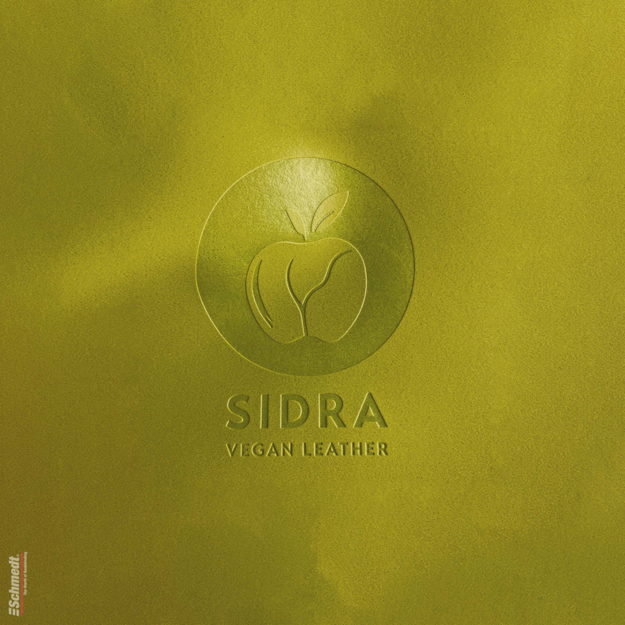 Sidra • cuero de manzana - Color 007 - verde manzana - Aplicación: para tapas de libros de alta calidad, álbumes, menús, cajas etc.... - imagen-2