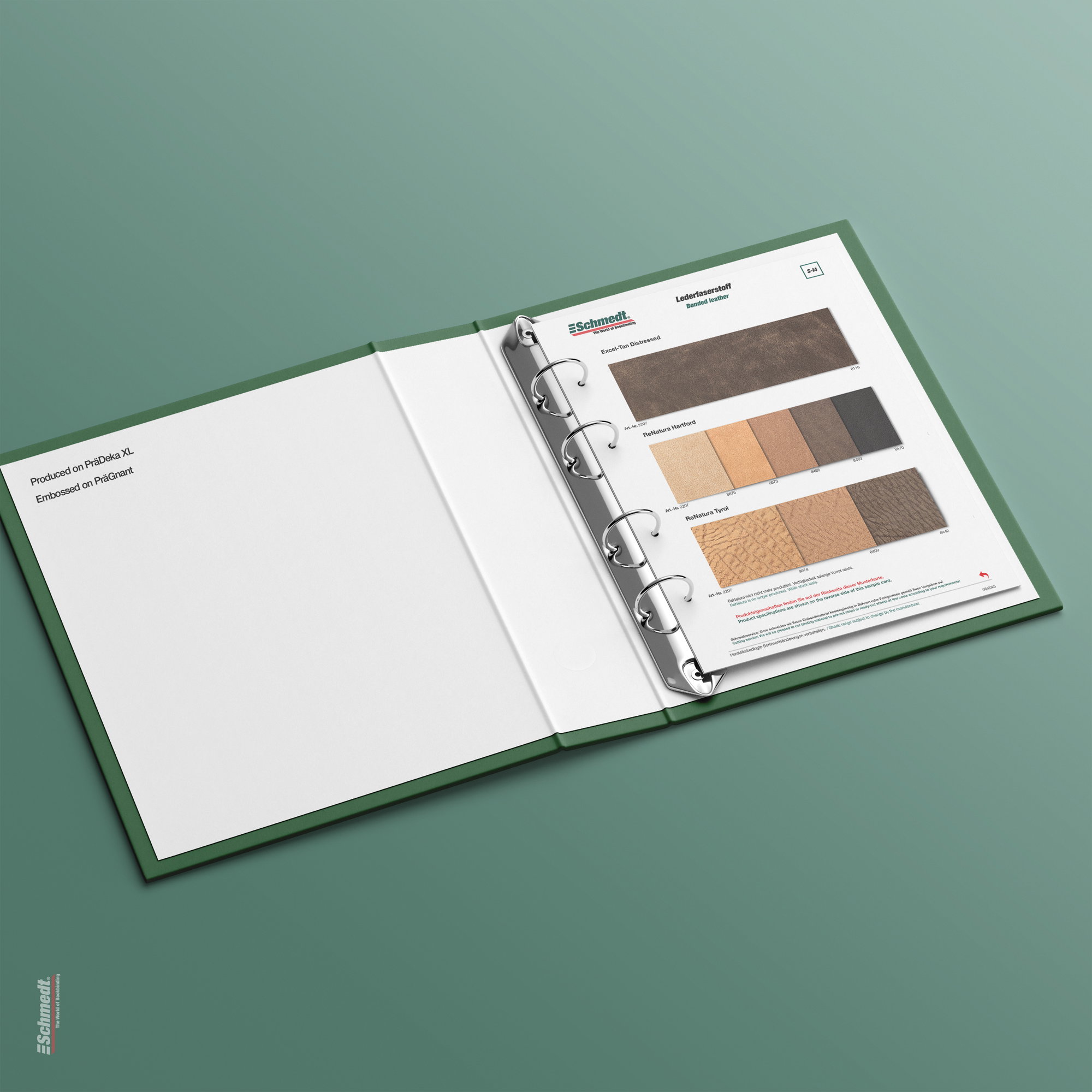 Tarjetas de muestras Excel-Tan y ReNatura - Tipo S-I4 Cuero regenerado 3/3... - imagen-2