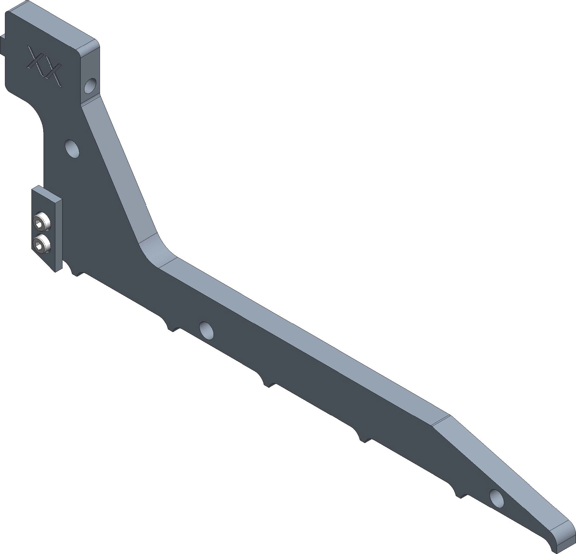 Separador lateral para franquicias, 210 mm de largo - para PräDeka XL...