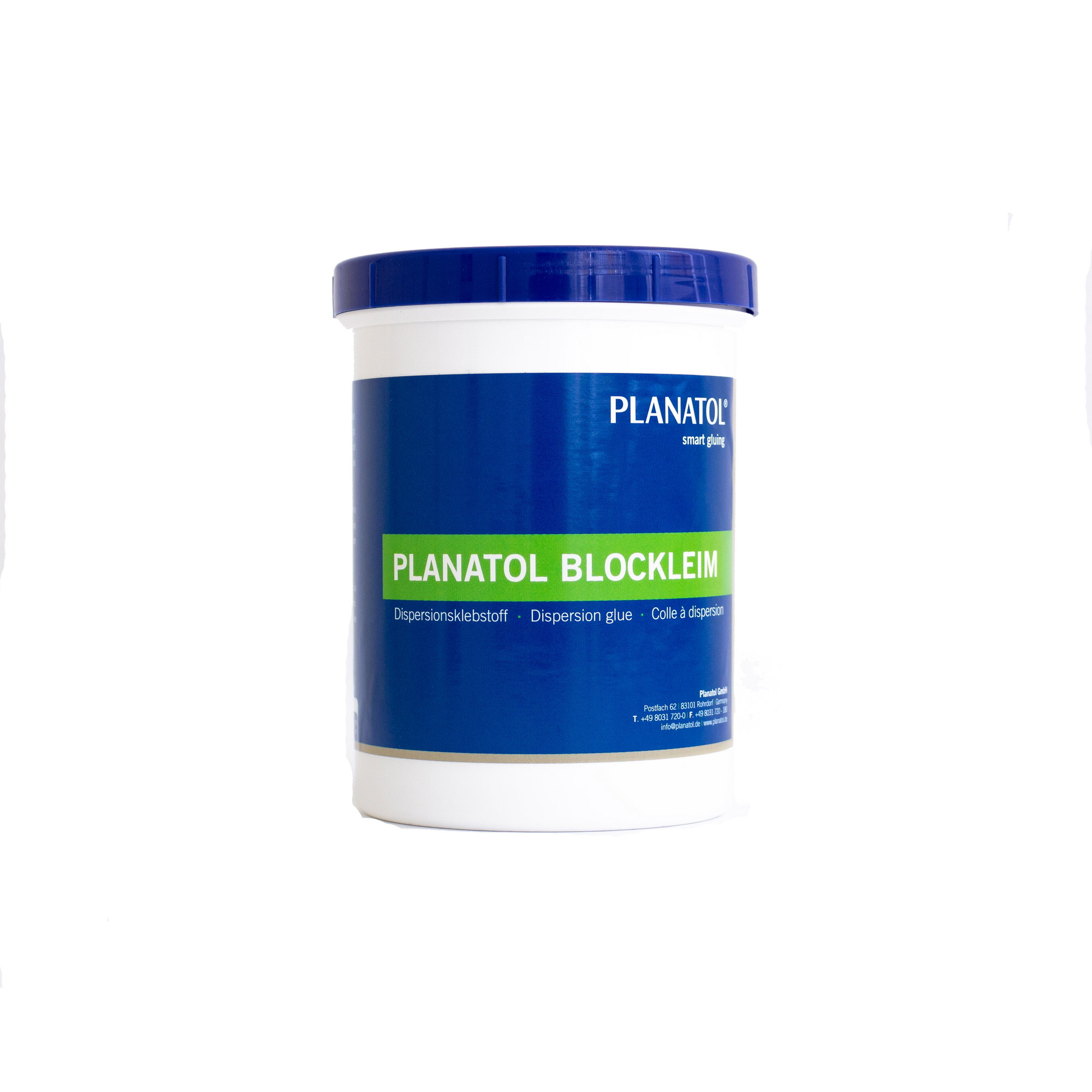 Planatol Blockleim - Gebindegröße Dose / 1,05 kg - manuelle Blockverleimung nicht perforierter Abreißblocks, Kaschieren von Gewebe und Überz...