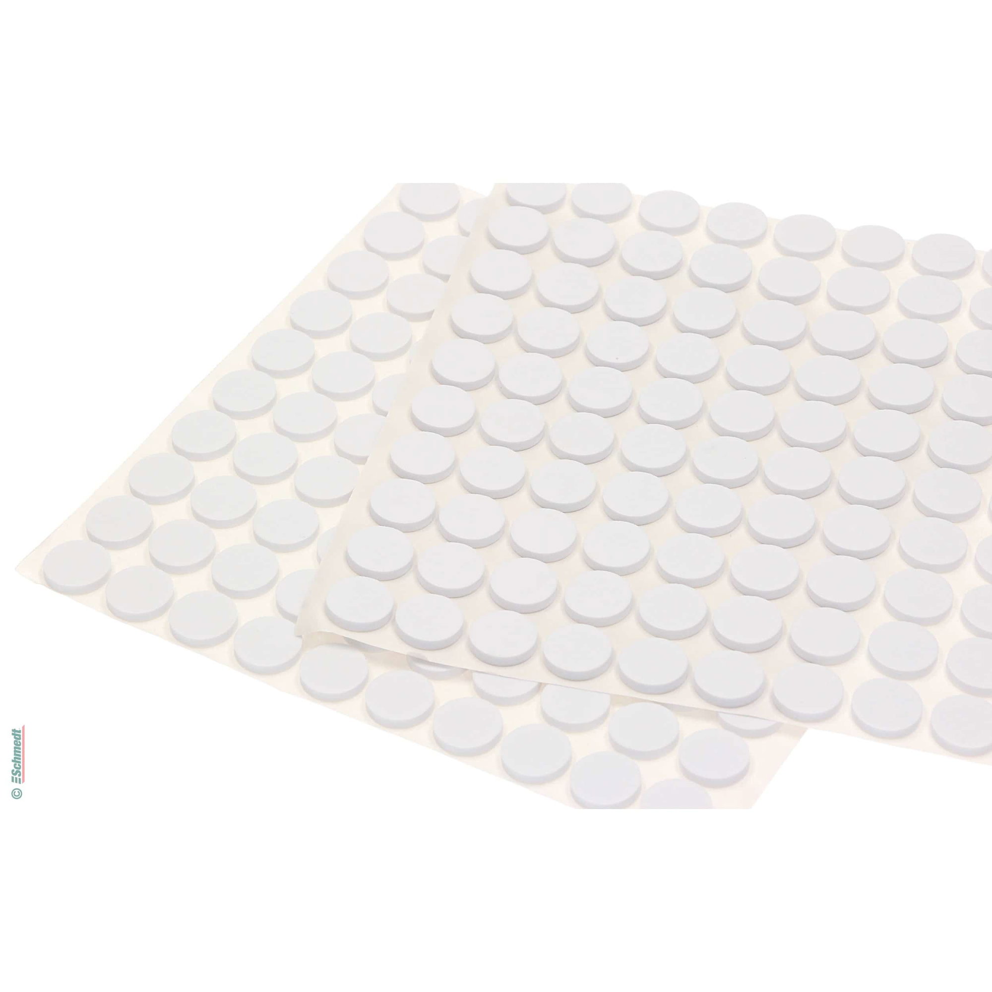 Fixateur pour CD en mousse - Couleur blanc - Conditionnement Feuilles de 100 pcs - pour fixer une CD ou DVD dans des brochures, chemises, cl...