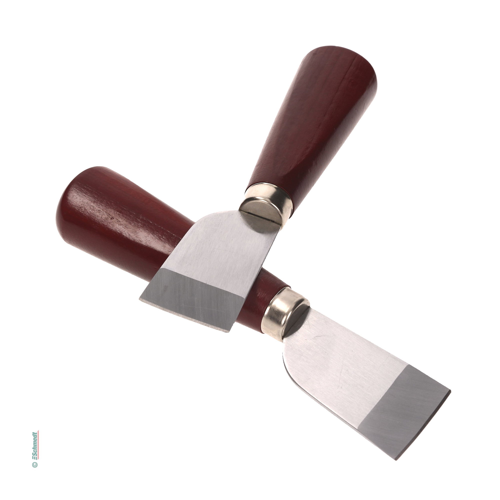 Schärfmesser - asiatischer Stil - mit starrer Klinge - Gesamtlänge: ca. 12 cm - zum Schärfen (ausdünnen) von Leder für die weitere Verarbeit... - Bild-1