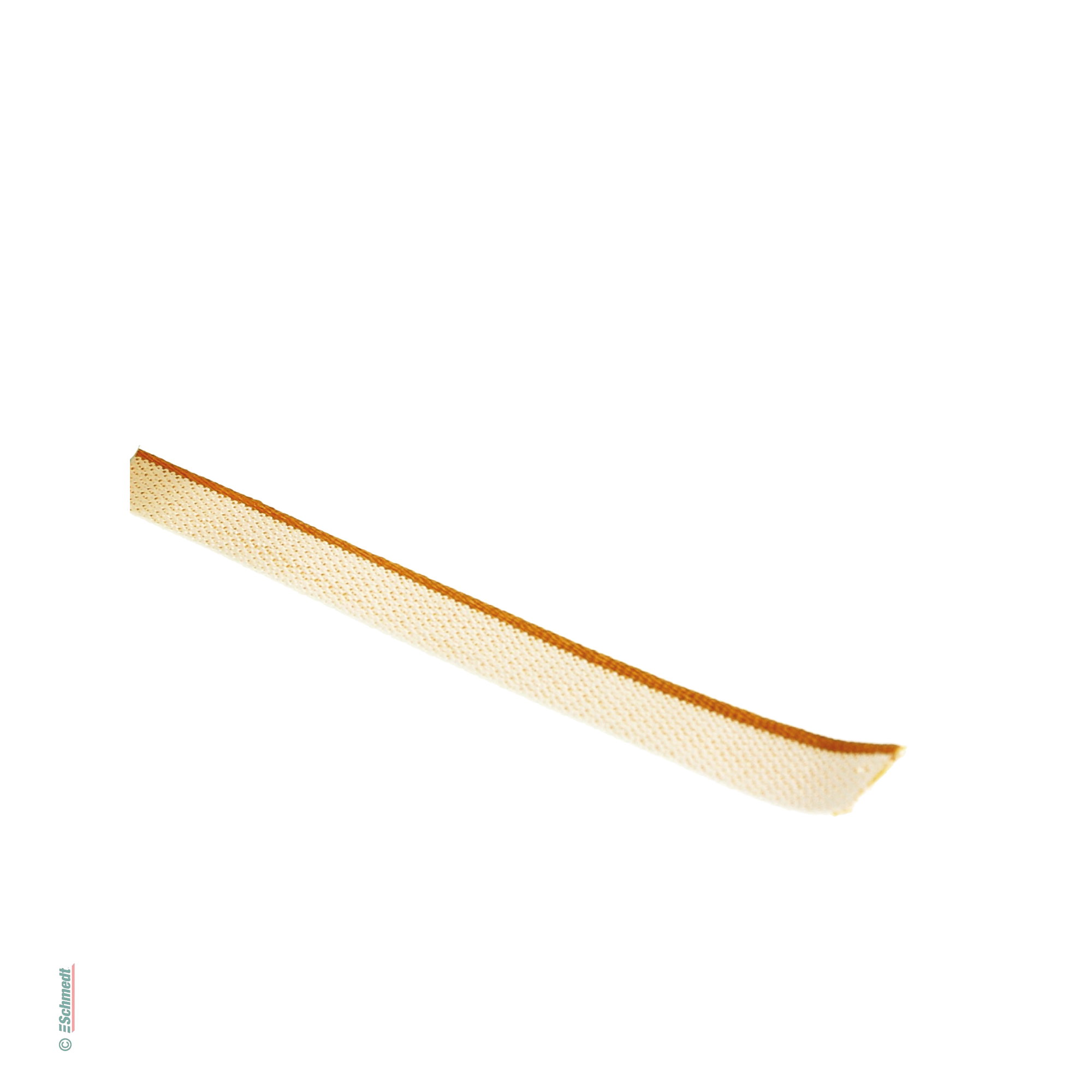 Kapitalband - Standardqualität - Farbe 022 - orange - Rollenlänge (in m) 500 - Farbiges Band, auch Kopfband genannt, das bei Hardcover-Büche...