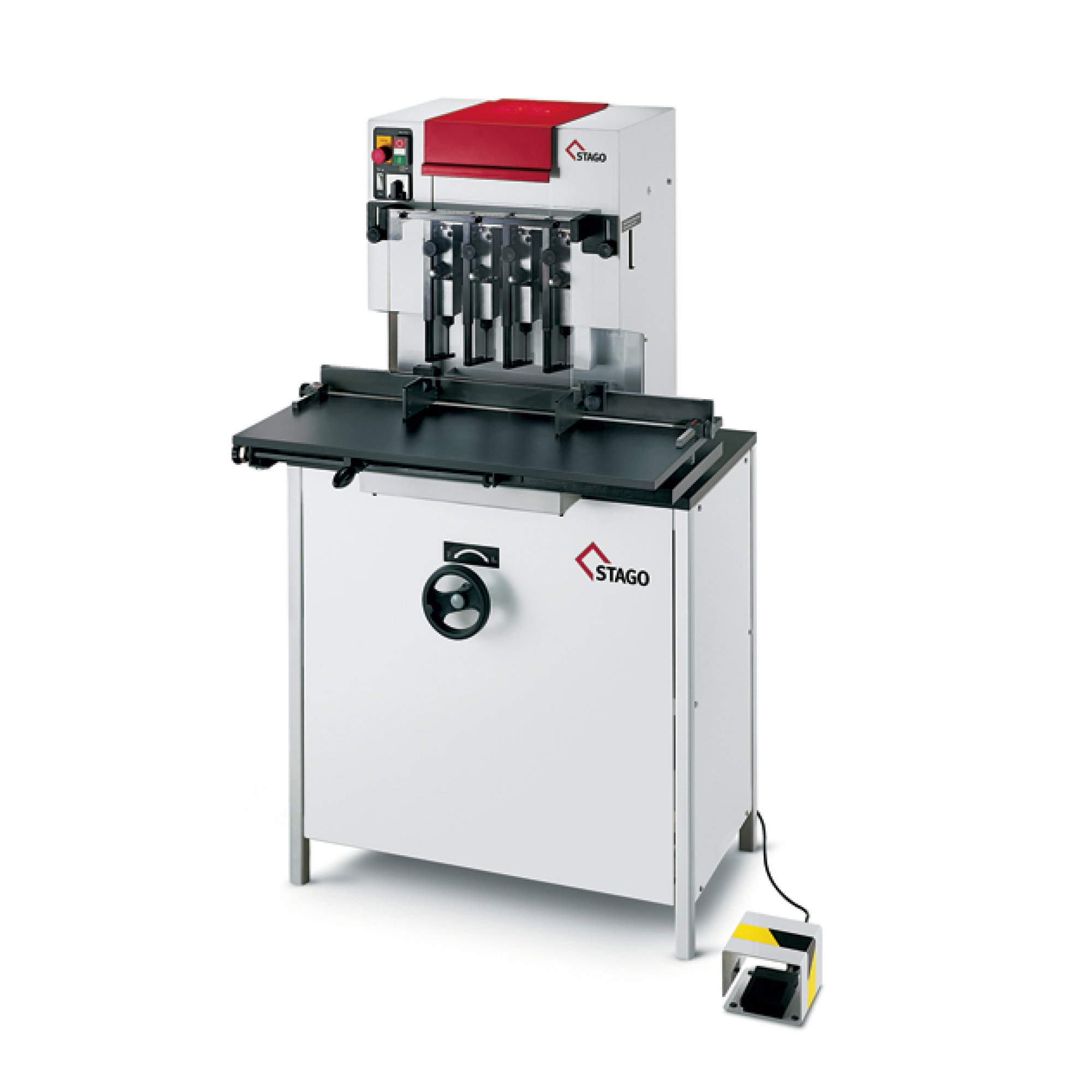 Four-spindle paper drilling machine - PB 5010 - floor-mounted unit - High performance machine for professional punching of paper, cardboard,...