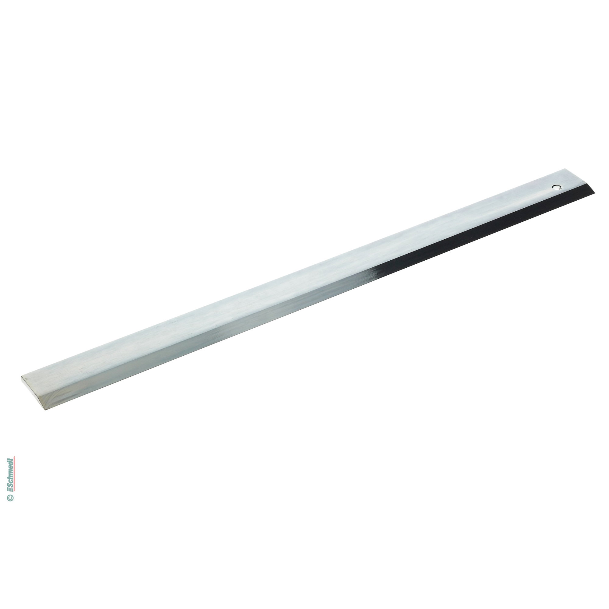 Bevelled steel straightedge, galvanized - Version without scale - With the bevel especially designed for cutting along the bevelled edge wit...