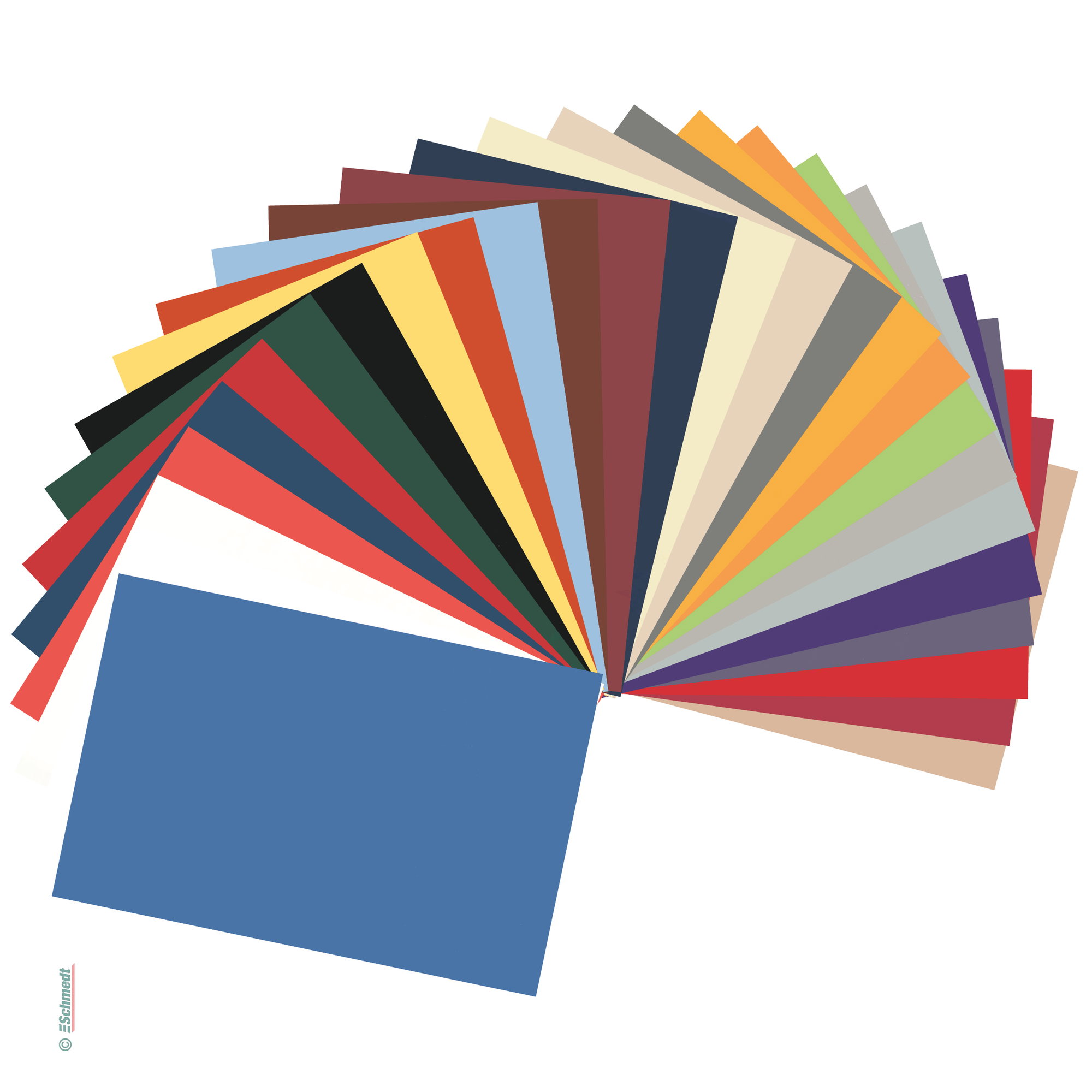 Efalin-Papier | Typ: Glatt - Format: 102 x 70 cm - Gewicht: 120 g/m² - für Bucheinbände, Ordner, Mappen, Verpackungen und viele andere grafi... - Bild-2
