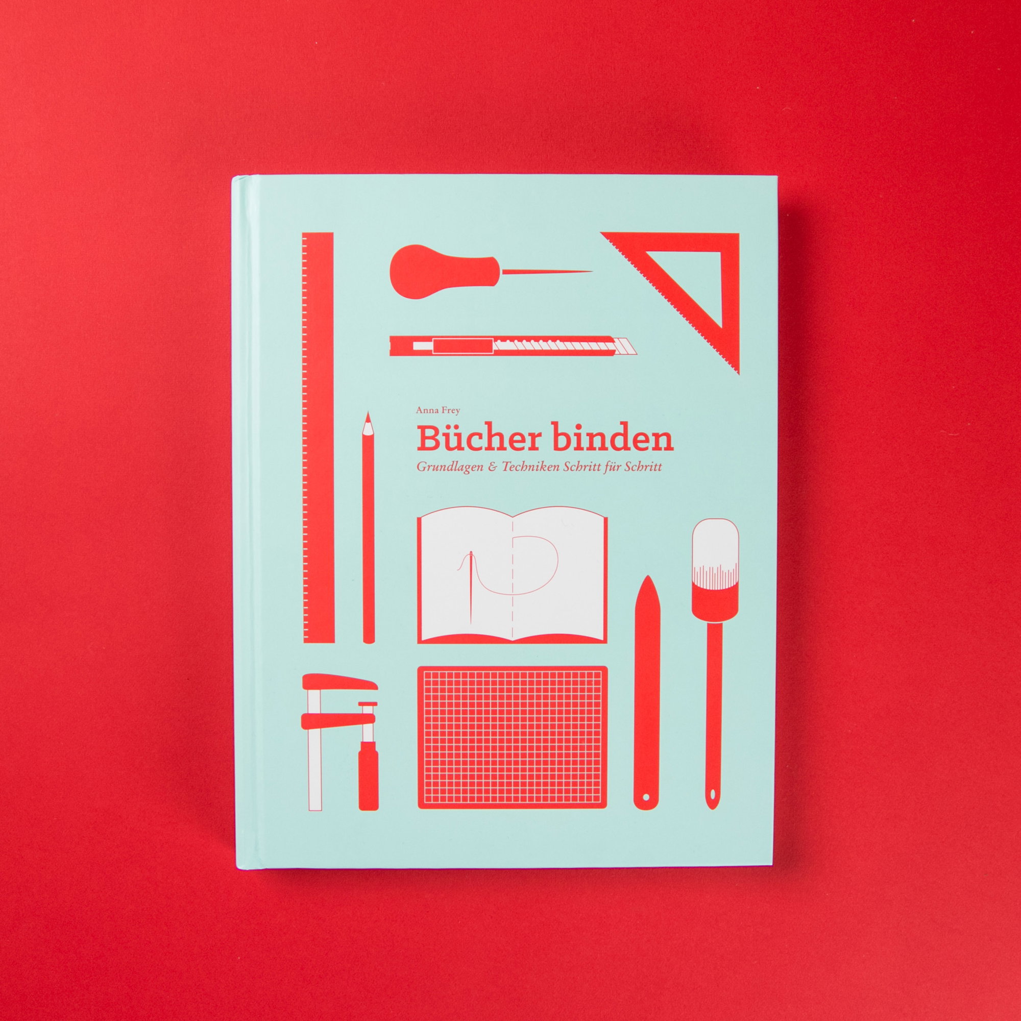 Bücher binden. Grundlagen und Techniken Schritt für Schritt - Guideline by Anna Frey - The most important basics about the most diverse book... - image-1