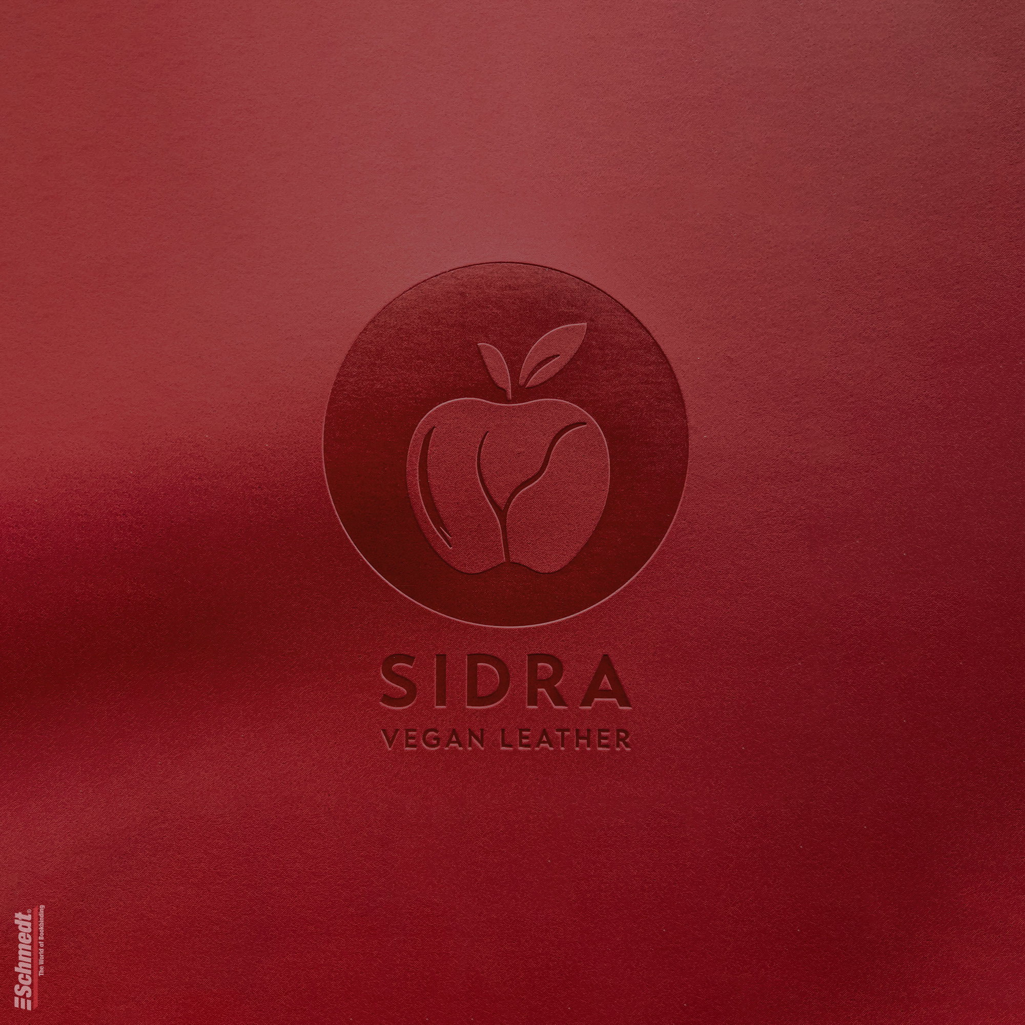 Sidra • cuero de manzana - Color 006 - rubí - Aplicación: para tapas de libros de alta calidad, álbumes, menús, cajas etc.... - imagen-2