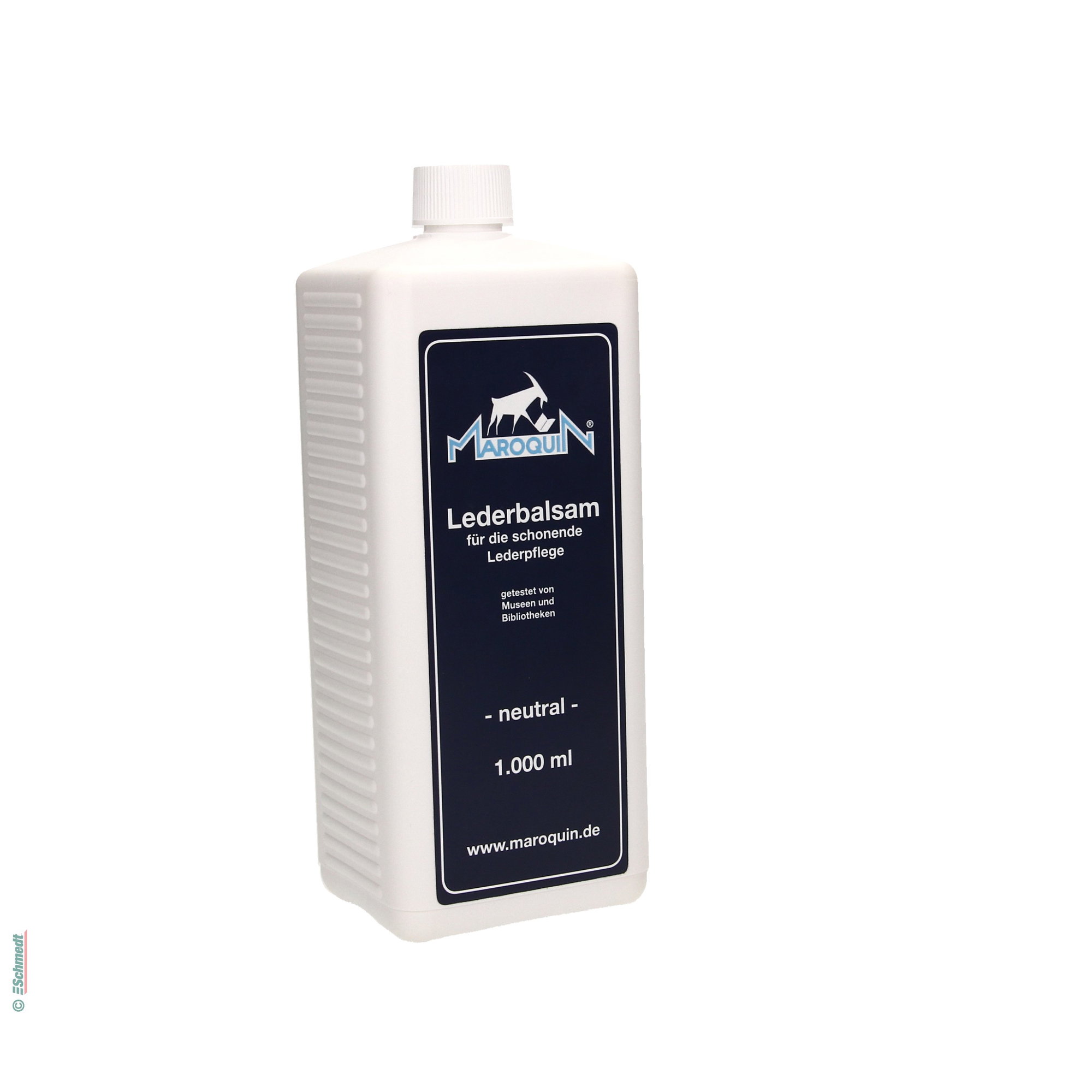 Maroquin - Baume pour cuir - Conditionnement Bouteille / 1000 ml - Baume à nettoyer et ramollir du cuir et parchemin vieillis et secs...